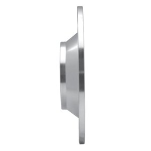 Audi A6 Quattro Brake Rotor (1) - Rear Left - R1 Concepts - Drilled & Slotted - Silver - `05-`11